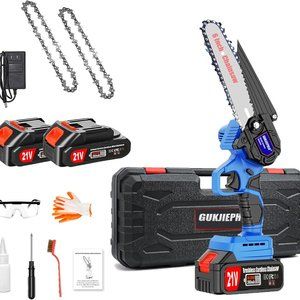 Electric Mini Chainsaw 6 Inch Cordless‎